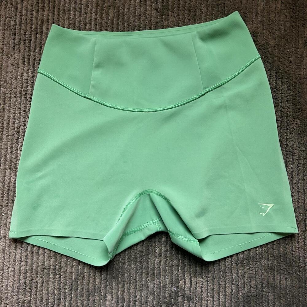 Gymshark Bright Green Activewear Shorts — Size L